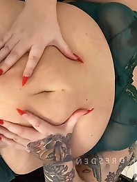BBW Big Squishy Belly Play - 15 Pics