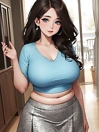 A tattooed elderly woman poses naked in a series of images.