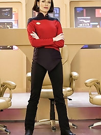 A comparison of two sci-fi franchises featuring stunning women