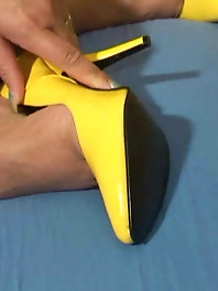 My yellow heels