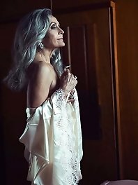 Raunchy mature moms show their tricks