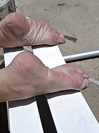 A hot granny with a big pussy and asshole hole