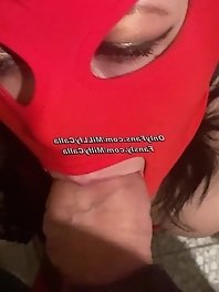 Cheating in the Kitchen Red Mask Anal Ass to Mouth