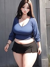 Elderly women take pleasure in modeling